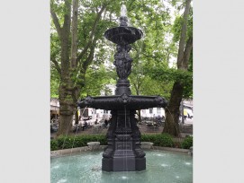 Der römische Brunnen wurde um 1869 errichtet. (zvg)