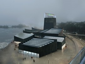 So stellen sich die Moareau Kosonoki Architectes das Museum vor: Verschieden grosse Pavillons gruppieren sich um... (zvg) 