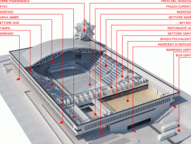 So soll das neue Heimstadion des Hockeyclubs Ambrì-Piotta ab Herbst 2018 aussehen (Bild: zvg).