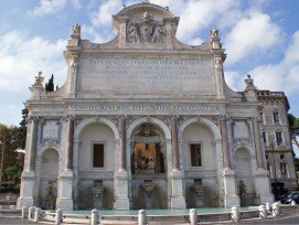 Die Fontana dell`Acqua Paola sucht einen zahlungskräftigen Sponsor (Foto: Randi Hausken-Wikimedia Commons)