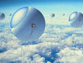 Ballons wie riesige Augäpfel: So stellen sich die Forscher ihre Erfindung vor. (zvg)
