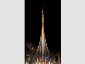 Eine elegante Nadel: So soll Dubais neuer Aussichtsturm aussehen. (zvg)
