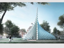 Der Pavillon von Bjark Ingels ist sowohl bei Tag... (Bjarke Ingels Group BIG) 1/10