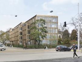 So soll das neue Sarasin-Geschäftshaus aussehen (Illustrationen zvg)