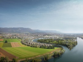 Wasserstadt Solothurn, Visualisierung (Herzog & de Meuron/zvg Kanton Solothurn)