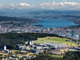 Geschütztes Ortsbild: der Campus der ETH auf dem Hönggerberg in Zürich. (ETH Zürich / Alessandro Della Bella)