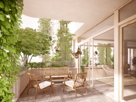Den Garten vor der Balkontüre - das sieht das Projekt aus der Feder der Ramser Schmid Architekten vor. (zvg) 1/2