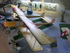 Der Nachbau der Haefeli von 1915/16 im Flieger-Flab-Museum. (Paebi, CC-BY-SA 4.0, Wikimedia)