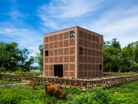 Beinahe selbst eine Skulptur: Der Pavillon, in dem  Le Duc Ha arbeitet und ausstellt.   (Hiroyuki Oki/zvg) 1/4 