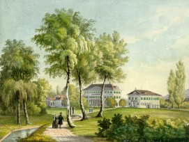Der Winterthurer Adlerpark auf einer Darstellung von 1840. (winbib)