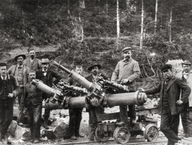 Mit der Tunnelbohrmaschine des Typs Brandt 2 wurde der historische Albulatunnel gebaut. (zvg) 1/5