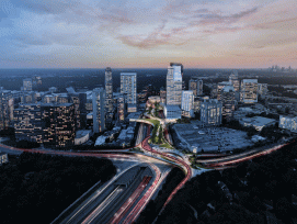 So soll der Buckhead-Park aussehen. (Visualisierungen: Rogers Partners)