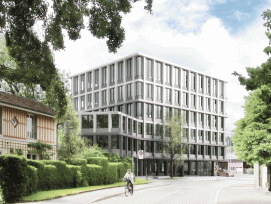 Beim rekordteuren, neuen Polizeigebäude erleben die Winterthurer Kunst-am-Bau-Diskussionen eine Neuauflage. (Bild: zvg)