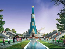 Nicht nur wegen seiner gigantischen Ausmass dürfte der Tempel sowohl bei Tag... (zvg) 1/4