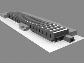 Die bisherige Halle des SBB-Werks Olten macht einem vier Meter höheren Ersatzneubau Platz. (Bilder: © SBB CFF FFS)