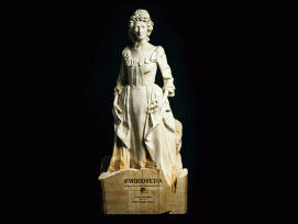 Marie Tussaud als Holzfigur,… (Bilder zvg)