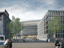 Der Haupteingang des künftigen PJZ. (Hochbaudepartement Kanton Zürich)