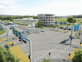 So soll der Knoten Neuhof bei Lenzburg zukünftig aussehen. (Visualisierung zvg)