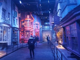 Winkelgasse in den Warner Bros. Studios in London