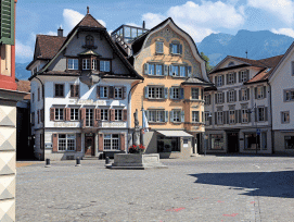 Der historische Dorfplatz von Sarnen. (Bild: zvg)
