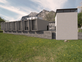 So soll das Bildhauerzentrum aussehen. (Visualisierungen zvg)