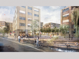 Das Siegerprojekt von Aebi & Vincent für die neue Wohnüberbauung im Könizer Ortsteil Liebefeld. (Bilder zvg)