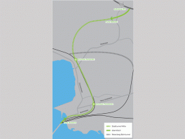 Variante «Stadttunnel Mitte» (Grafiken zvg)