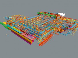 3D-Modell der Haustechniker (Losinger Marazzi)