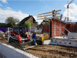 Wie soll der Bau von bezahlbaren Wohnungen gefördert werden? (Symbolbild von Gabriel Diezi: Baustelle in Bremgarten bei Bern)