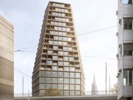 Visualisierung neues Hochhaus Basler Heuwaage