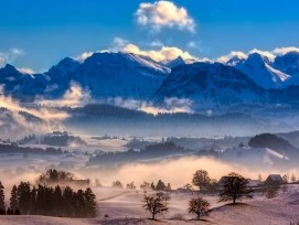 Panorama, Schweizer Berge.