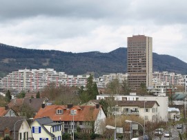Die "Telli"-Überbauung in Aarau.