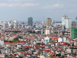 Skyline von Hanoi  (Choithuxem - Eigenes Werk, FAL, Wikimedia.org)