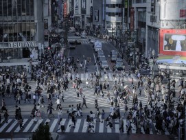 Shibuya-Kreuzung in Tokio