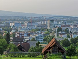 Blick auf die Stadt Zug.