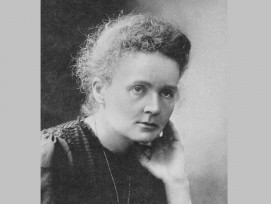 Marie Curie, offizielles Nobelpreisfoto von 1911.