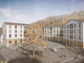 So soll das neue Dorfzentrum der Gemeinde Entlebuch aussehen.