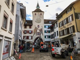 Im Kantonshauptort Liestal wird  die Rathausstrasse umgebaut.  Die wichtigste Einkaufsstrasse soll  zur Flaniermeile werden.