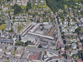 Das ehemalige Fabrikareal der Firma Andritz Hydro in Kriens.