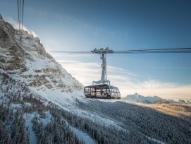 Die neue Seilbahn auf die Zugspitze in Garmisch-Partenkirchen.