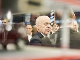 Bundesrat Ueli Maurer eröffnet die Swissbau 2018.