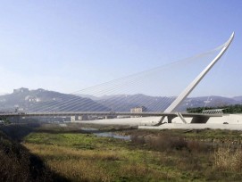 Brücke in Cosenza von Calatrava.