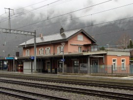 Bahnhofsgebäude in Altdorf