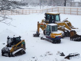 Baustelle im Winterschlaf