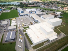 Logistikzentrum der Geberit-Gruppe in der süddeutschen Stadt Pfullendorf