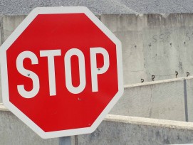 Stopsignal, Symbolbild.