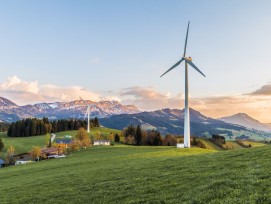 Windturbinen im Emmental, Symbolbild.