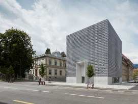 Das Bündner Kunstmuseum in Chur kurz nach der Eröffnung.