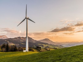 Windrad in Entlebuch LU, Symbolbild