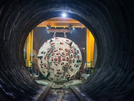 Brenner-Basistunnel: Erkundungsstollen Ahrental-Pfons des Brenner-Basistunnels.